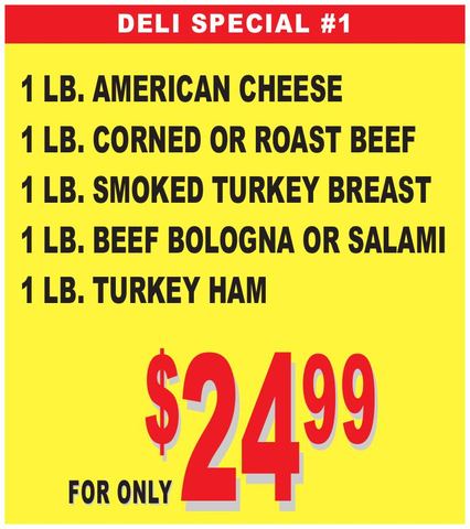 Deli Special #1 flyer