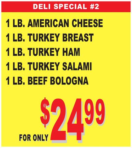 Deli Special #2 flyer