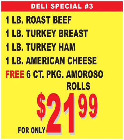 Deli Special #3 flyer