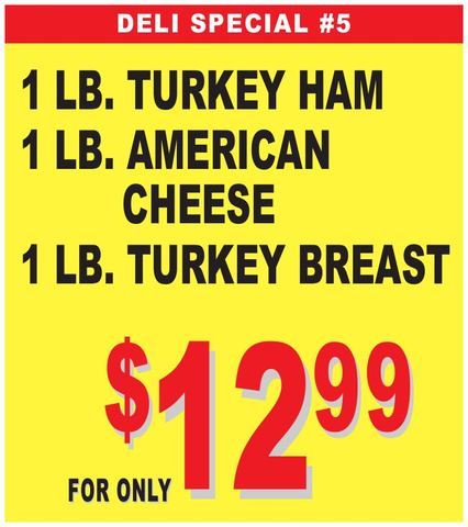 Deli Special #5 flyer