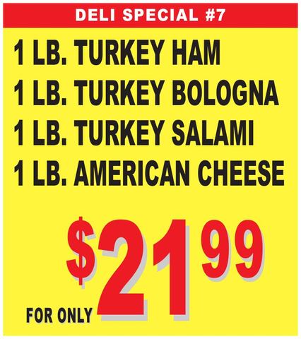 Deli Special #7 flyer