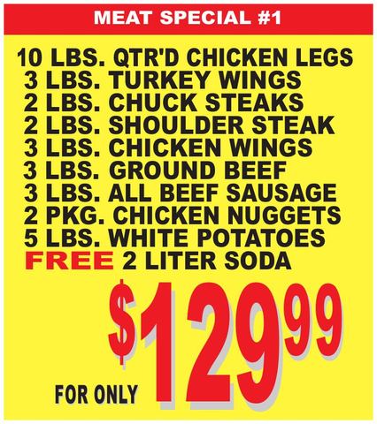 Meat Special #1 flyer