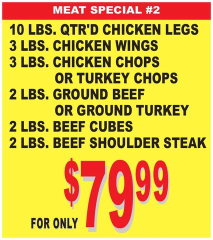Meat Special #2 flyer