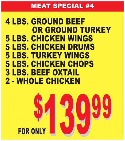Meat Special #4 flyer