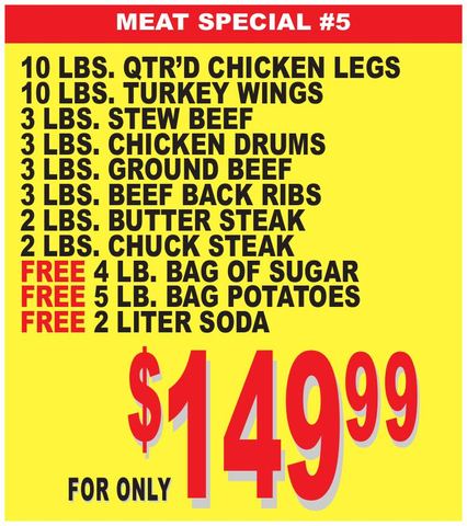 Meat Special #5 flyer