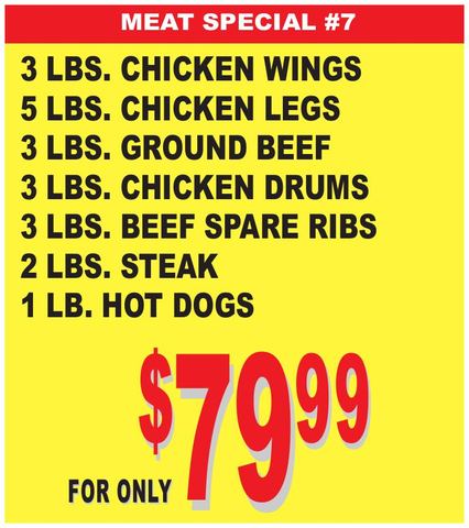 Meat Special #7 flyer
