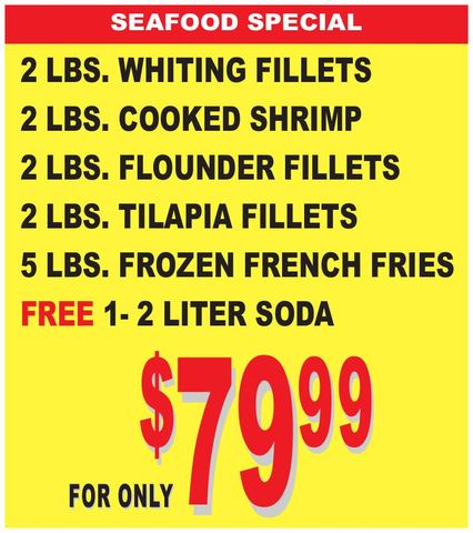 Seafood Special flyer